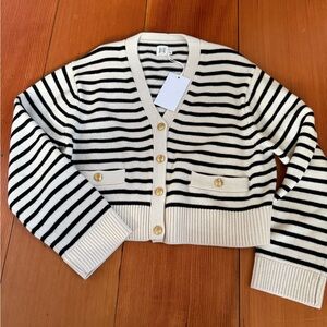 Helsa striped sweater S NWT